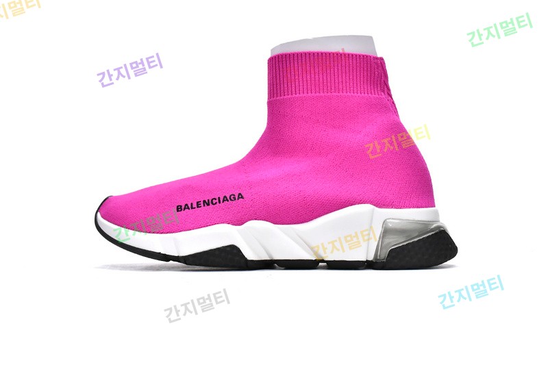 玫红-11 巴黎袜套气垫跑步鞋Balenciaga Speed Trainer Rose Red 02.jpg(DF902).jpg