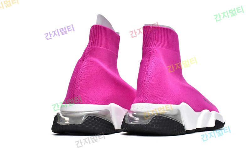 玫红-11 巴黎袜套气垫跑步鞋Balenciaga Speed Trainer Rose Red 04.jpg(434A2).jpg