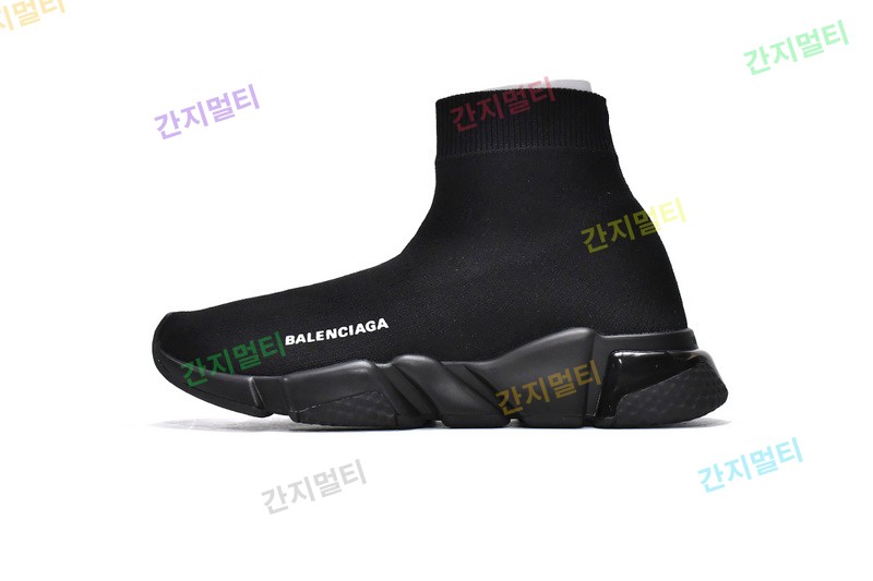全黑-2 巴黎袜套气垫跑步鞋Balenciaga Speed Trainer Black 02.jpg(A4698).jpg