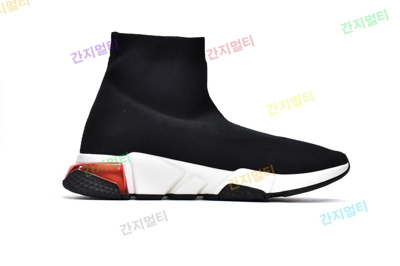 黑橘-2 巴黎袜套气垫跑步鞋Balenciaga Speed Trainer Black Orange 03.jpg(7465F).jpg