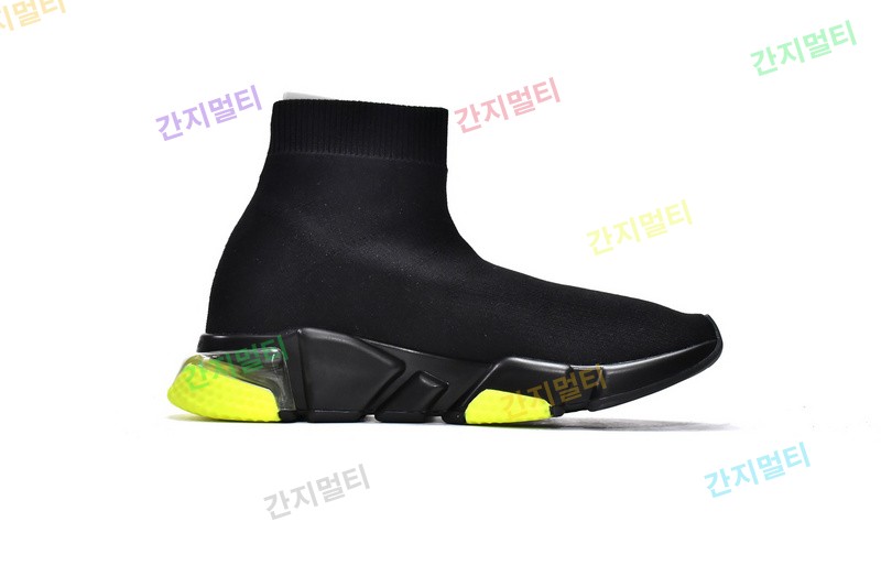 黑绿-7 巴黎袜套气垫跑步鞋Balenciaga Speed Trainer Black Green 03.jpg(A16A5).jpg