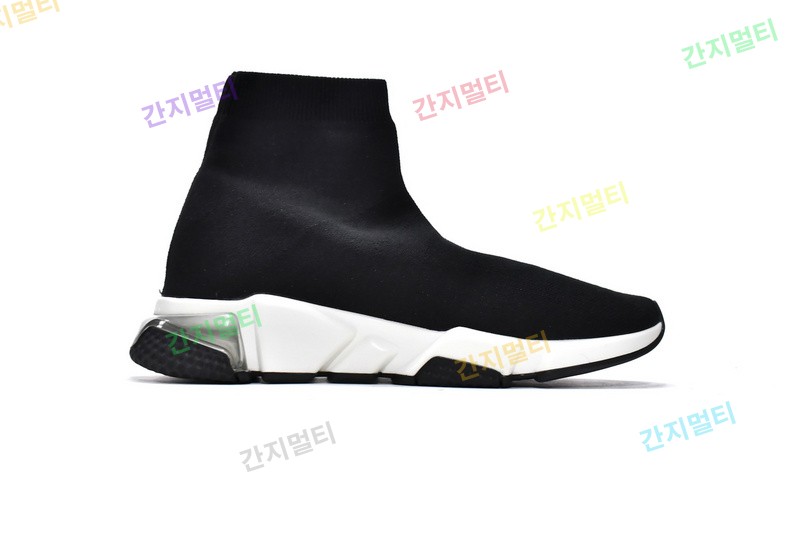 黑白-1 巴黎袜套气垫跑步鞋Balenciaga Speed Trainer Black White 03.jpg(EAD43).jpg
