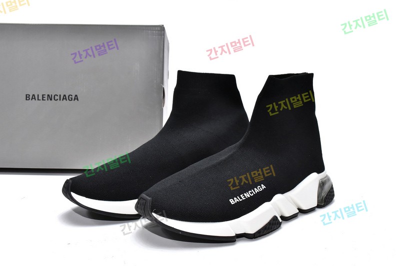 黑白-1 巴黎袜套气垫跑步鞋Balenciaga Speed Trainer Black White 13.jpg(937D6).jpg