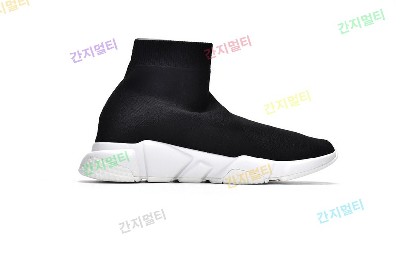 黑色绿字-13 巴黎袜套时尚运动跑步鞋Balenciaga Speed Black 03.jpg(81546).jpg