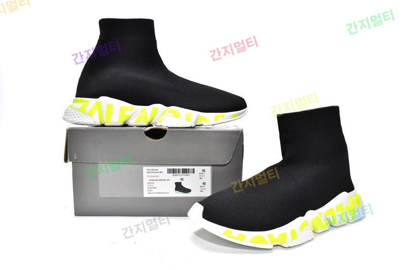 黑色绿字-13 巴黎袜套时尚运动跑步鞋Balenciaga Speed Black 16.jpg(62435).jpg