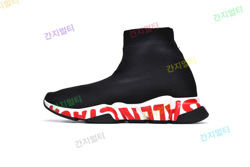 黑色红字-15 巴黎袜套时尚运动跑步鞋Balenciaga Speed Black 01.jpg(32A51).jpg