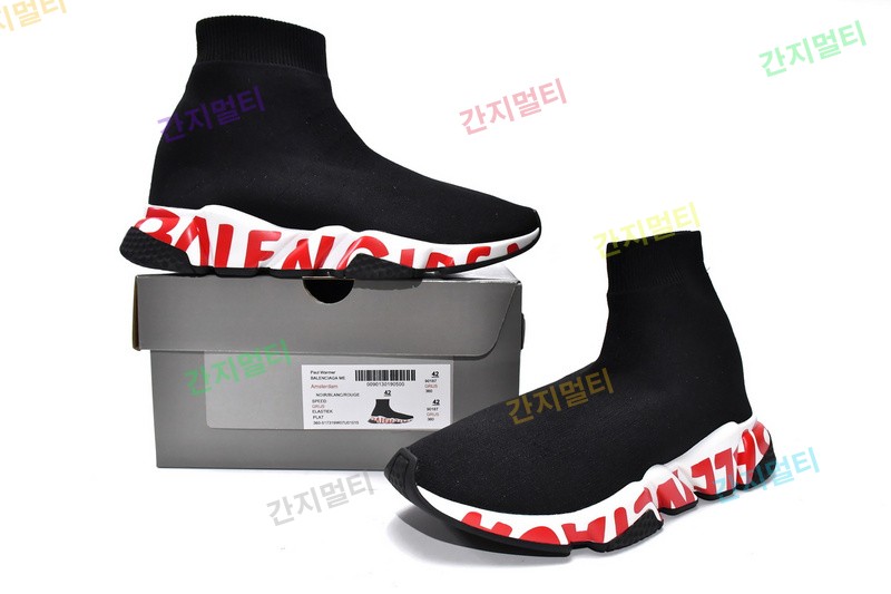 黑色红字-15 巴黎袜套时尚运动跑步鞋Balenciaga Speed Black 16.jpg(364EF).jpg