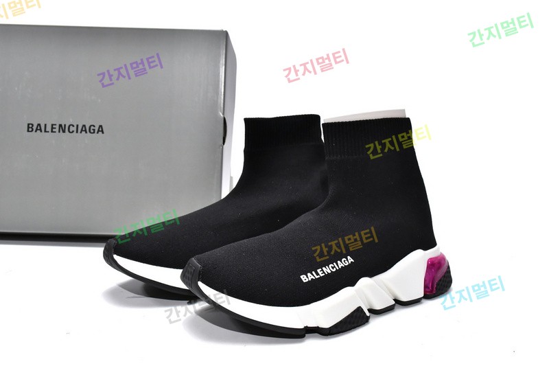 黑紫-3 巴黎袜套气垫跑步鞋Balenciaga Speed Trainer Black Purple 17.jpg(81BC0).jpg