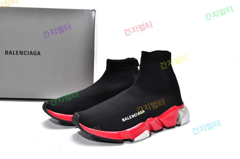 黑红-12 巴黎袜套气垫跑步鞋Balenciaga Speed Trainer Black Red 17.jpg(20B5A).jpg