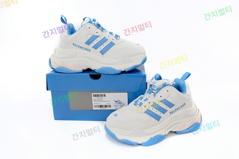 AD白蓝杠-3 巴黎1代复古老爹鞋 712764 W2ZB3 9040 adidas x Balenciaga Triple S White And Blue ...(13506).jpg
