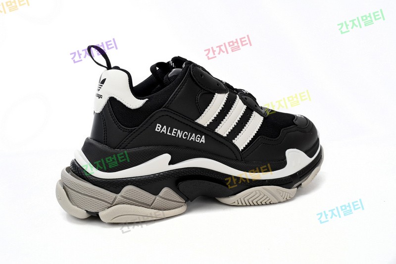 AD黑白杠-2 巴黎1代复古老爹鞋 712764 W2ZB2 1090 adidas x Balenciaga Triple S Black And White...(D2F13).jpg