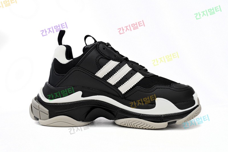 AD黑白杠-2 巴黎1代复古老爹鞋 712764 W2ZB2 1090 adidas x Balenciaga Triple S Black And White...(E0808).jpg
