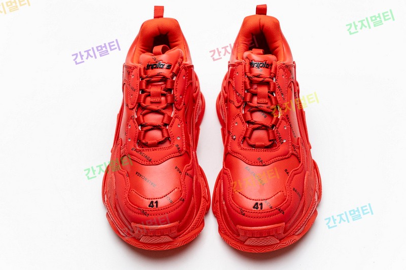 字母大红 巴黎世家8层组合TPU复古鞋 524039 W2FA1 7632 Balenciaga Triple S Letter Bright Red 003....(3973B).jpg