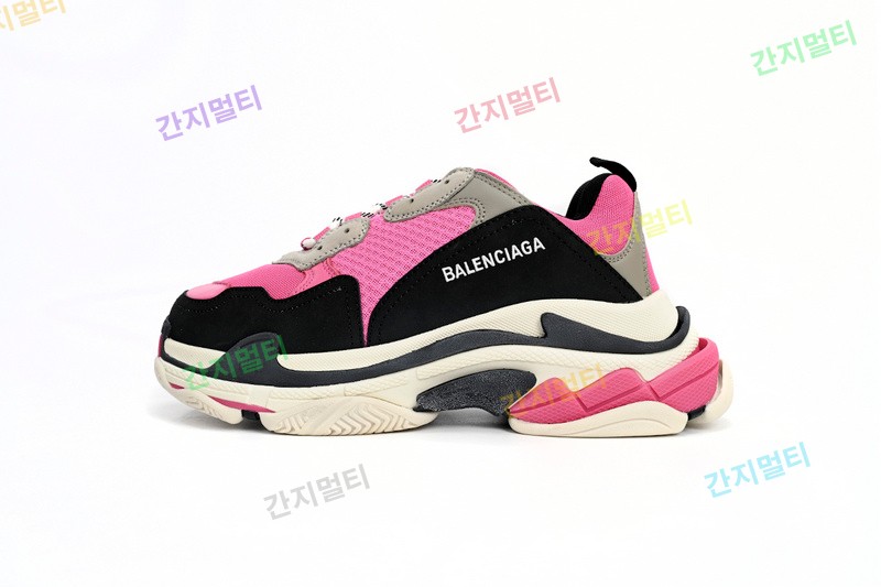 梅红 巴黎世家8层组合TPU复古鞋 541624 W09E1 1708 Balenciaga Triple S Pink 02.JPG(EE4CD).jpg