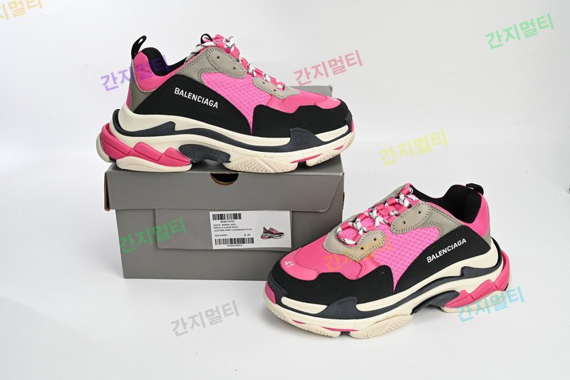 梅红 巴黎世家8层组合TPU复古鞋 541624 W09E1 1708 Balenciaga Triple S Pink 14.JPG(CFA5F).jpg