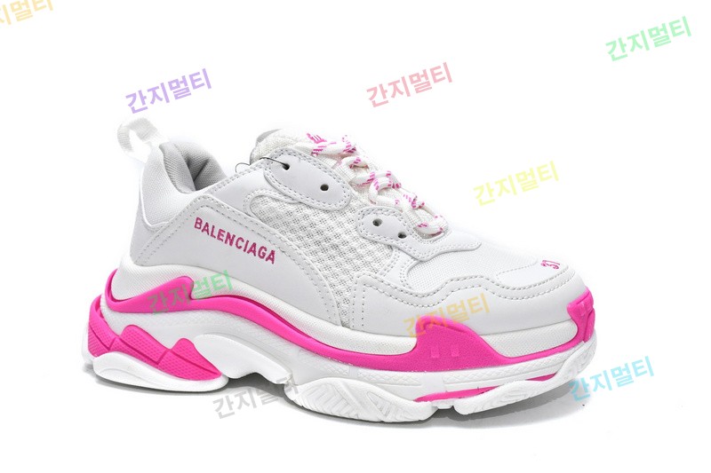 白桃红 巴黎世家8层组合TPU复古鞋 536737 W2CA3 3890 Balenciaga Triple S White Peach Red 09.jpg(85879).jpg