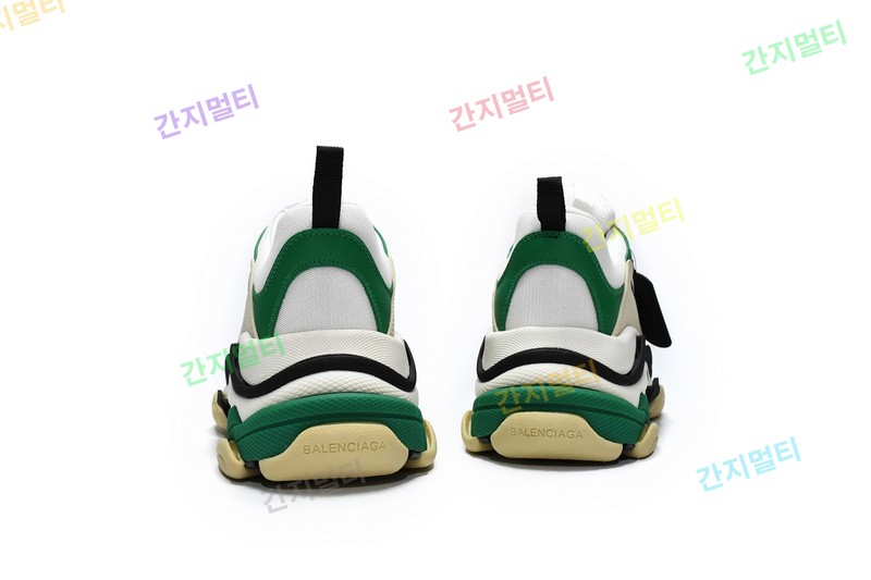 白绿 巴黎世家8层组合TPU复古鞋 Balenciaga Triple S White Green 02.jpg(16B2D).jpg