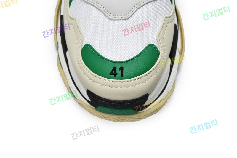 白绿 巴黎世家8层组合TPU复古鞋 Balenciaga Triple S White Green 04.jpg(E7CF2).jpg