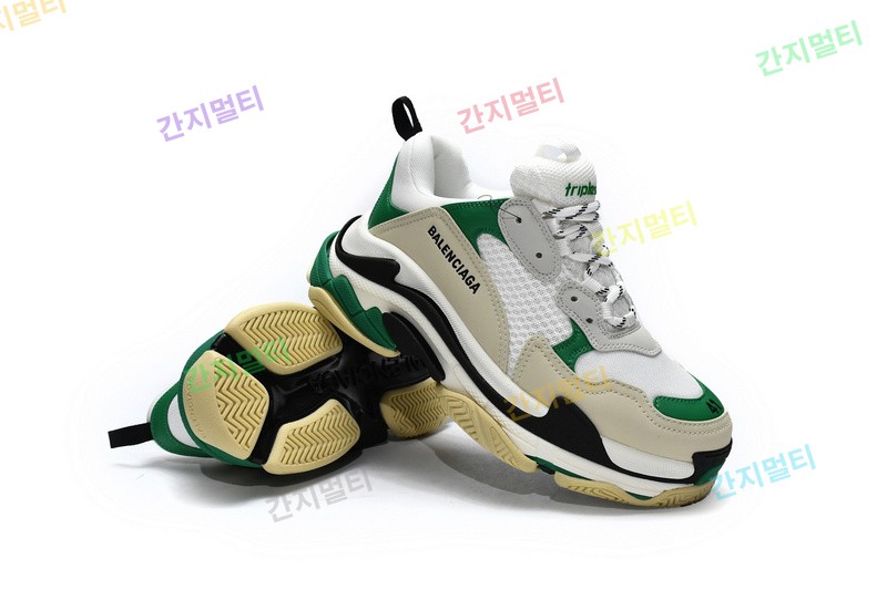 白绿 巴黎世家8层组合TPU复古鞋 Balenciaga Triple S White Green 17.jpg(D669C).jpg