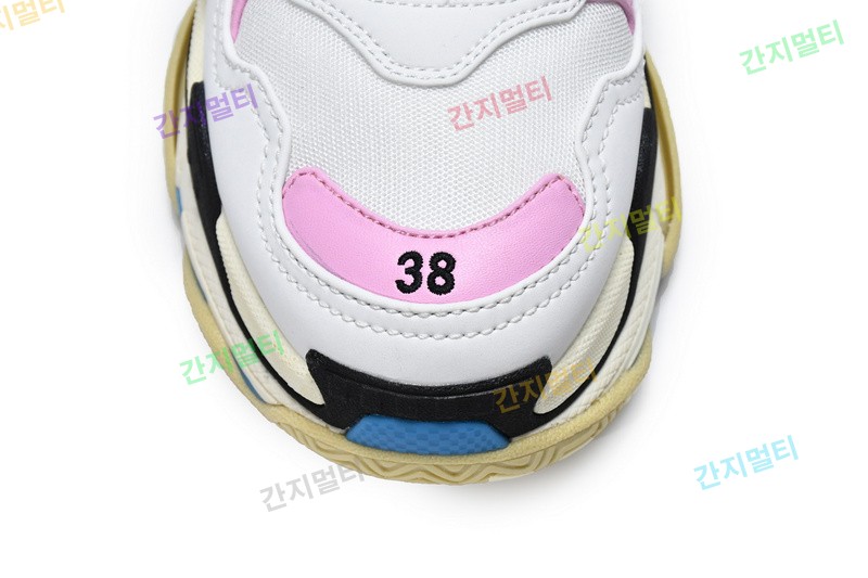 白粉红 巴黎世家8层组合TPU复古鞋 541624 W06E2 7352 Balenciaga Triple S Blue Pink 04.jpg(464E4).jpg