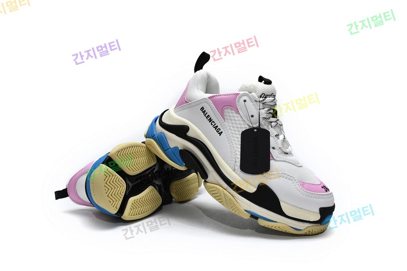 白粉红 巴黎世家8层组合TPU复古鞋 541624 W06E2 7352 Balenciaga Triple S Blue Pink 18.jpg(E9606).jpg