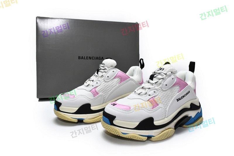 白粉红 巴黎世家8层组合TPU复古鞋 541624 W06E2 7352 Balenciaga Triple S Blue Pink 19.jpg(58AE5).jpg