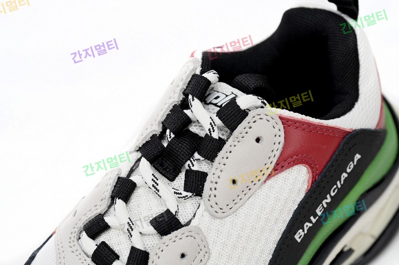 白红绿-35 巴黎1代复古老爹鞋 524039 W090H 7078 Balenciaga Triple White, red, and Green 07.JP...(212F1).jpg