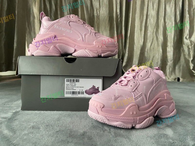 字母粉 巴黎世家8层组合TPU复古鞋 524039 W2FA1 5090 Balenciaga Triple S Letter Pink 01.jpg(FCFBE).jpg