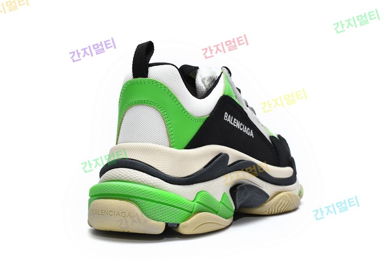电子绿 巴黎1代复古老爹鞋 Balenciaga Triple S Electronic Green 10.jpg(5AA1C).jpg