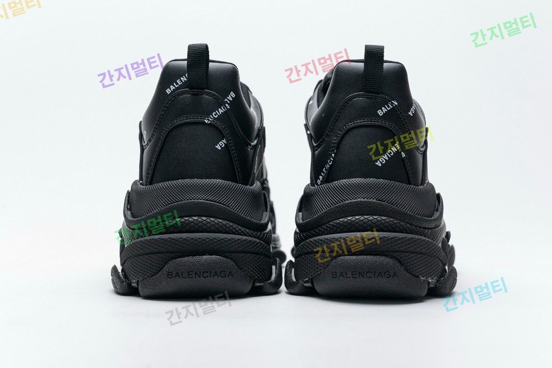 字母黑 巴黎世家8层组合TPU复古鞋 524039 W06E2 2020 Balenciaga Triple S Black 006.jpg(C9EC8).jpg