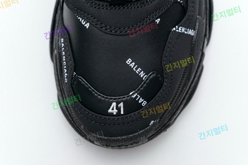 字母黑 巴黎世家8层组合TPU复古鞋 524039 W06E2 2020 Balenciaga Triple S Black 013.jpg(E9219).jpg