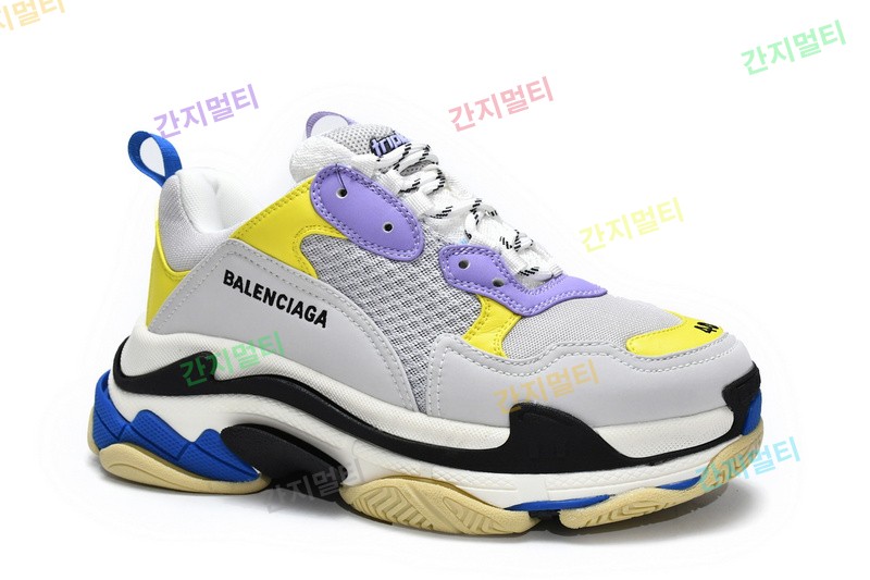 潮流紫黄 巴黎世家8层组合TPU复古鞋 541624 W06E2 7282 Balenciaga Triple S Black Grey Blue 08.jpg(2A6B7).jpg