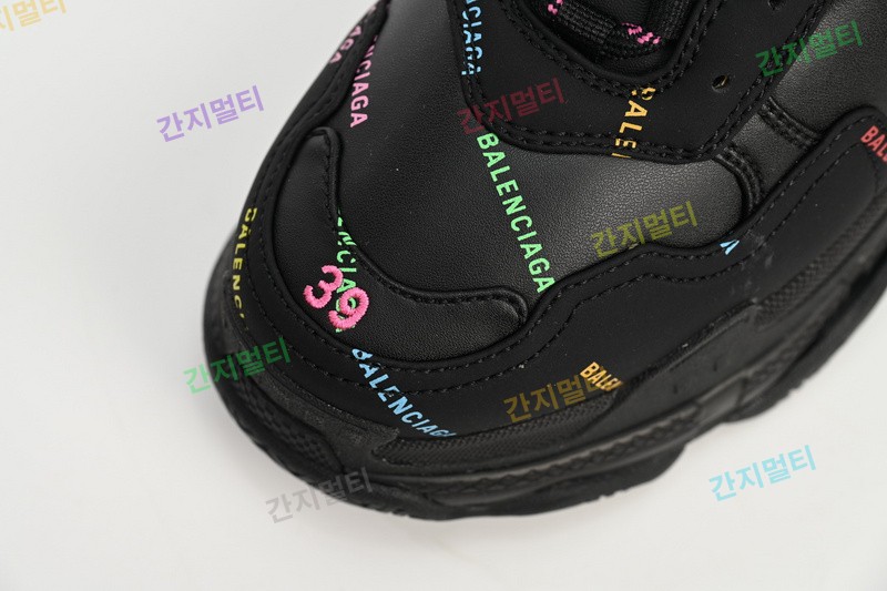 七彩 巴黎世家8层组合TPU复古鞋 524039 W2FA1 1210 Balenciaga Triple S Letter Colorful 06.JPG(44EED).jpg