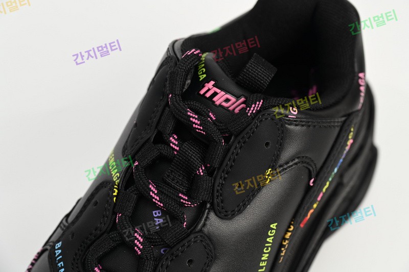 七彩 巴黎世家8层组合TPU复古鞋 524039 W2FA1 1210 Balenciaga Triple S Letter Colorful 07.JPG(CA2A0).jpg