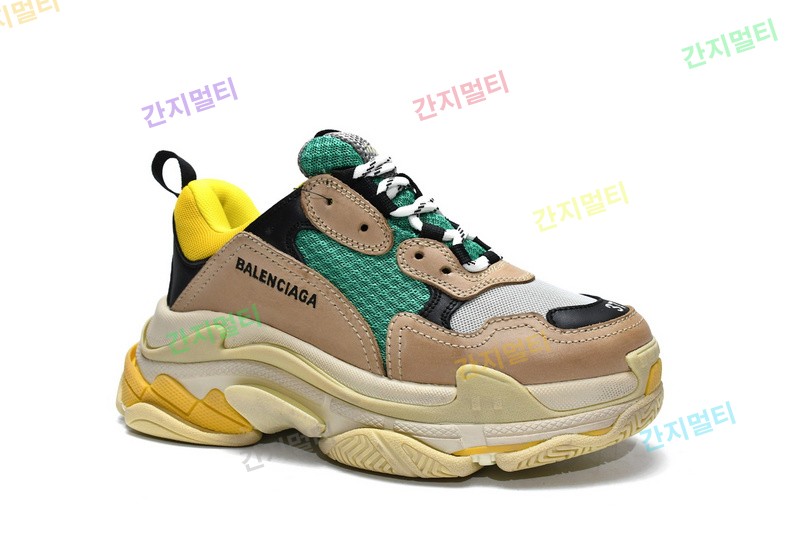 灰绿 巴黎世家8层组合TPU复古鞋 483513 W06E3 7070 Balenciaga Triple S Green Yellow 08.jpg(D6EC5).jpg