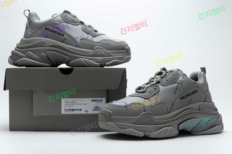 字母灰 巴黎世家8层组合TPU复古鞋 536737 W2FA1 1210 Balenciaga Triple S Grey Black 001.jpg(26054).jpg