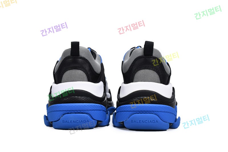 黑白蓝 巴黎世家8层组合TPU复古鞋 536737 W2CA1 4124 Balenciaga Triple S Black White Blue 03.jpg(4396E).jpg