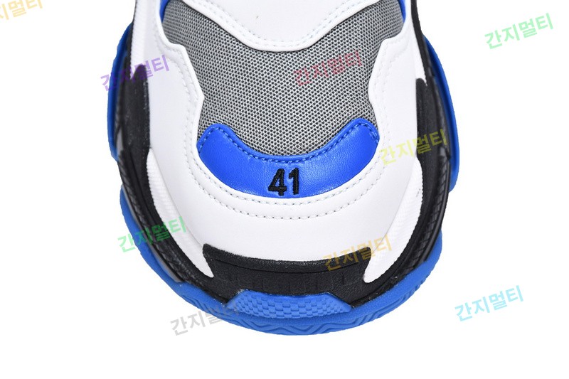 黑白蓝 巴黎世家8层组合TPU复古鞋 536737 W2CA1 4124 Balenciaga Triple S Black White Blue 05.jpg(6B052).jpg