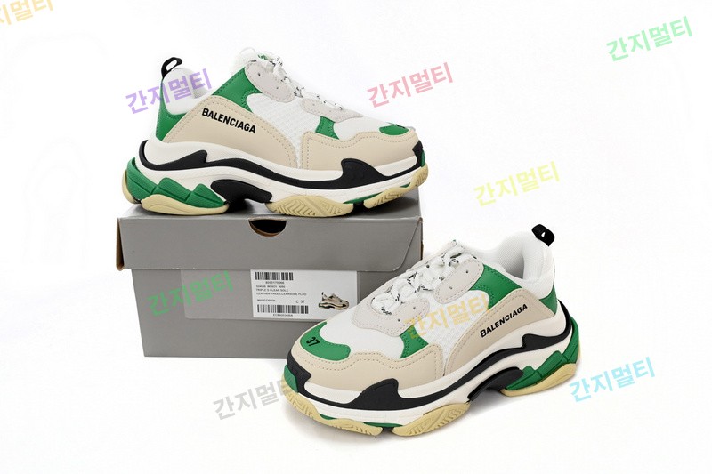 黑白绿-40 巴黎1代复古老爹鞋 524039 W09O1 9090 Balenciaga Black And White Green 14.JPG(8C2D1).jpg