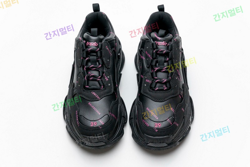 字母黑桃红 巴黎世家8层组合TPU复古鞋 524039 W2FA1 7635 Balenciaga Triple S Letter Black Pink 004...(92717).jpg