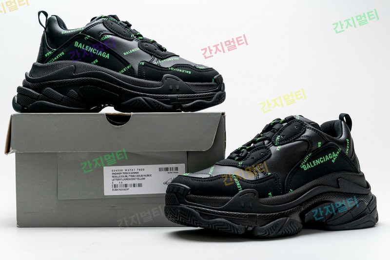 字母绿 巴黎世家8层组合TPU复古鞋 524039 W2FA1 7633 Balenciaga Triple S Letter Fluorescent Yell...(EFB4F).jpg