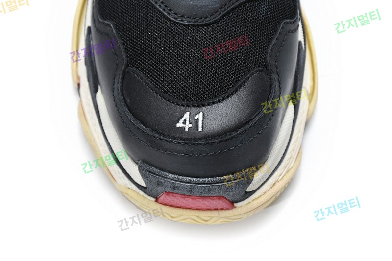 黑红 巴黎1代复古老爹鞋 Balenciaga Triple S Black Red 04.jpg(2FA60).jpg