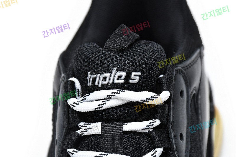 黑红 巴黎1代复古老爹鞋 Balenciaga Triple S Black Red 06.jpg(E34CC).jpg