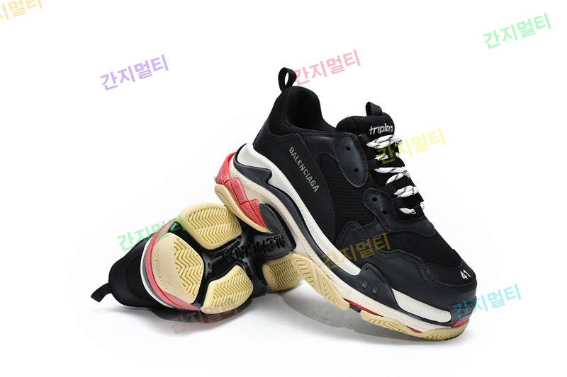黑红 巴黎1代复古老爹鞋 Balenciaga Triple S Black Red 17.jpg(6F59D).jpg