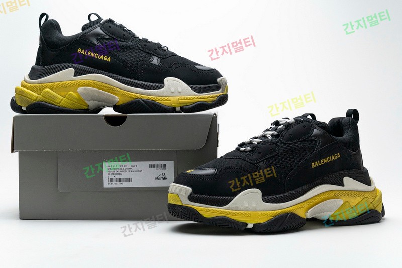 黑黄 巴黎世家8层组合TPU复古鞋 483513 W06E1 1078 Balenciaga Triple S Black Yellow 001.jpg(66310).jpg