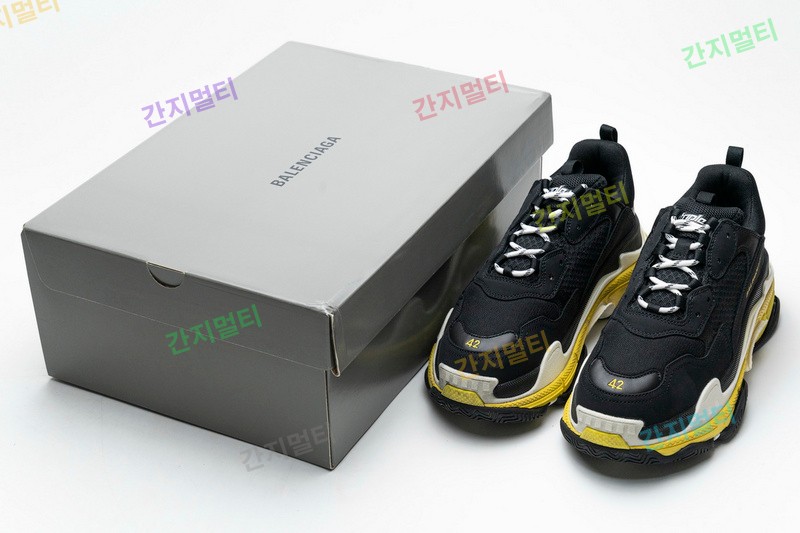 黑黄 巴黎世家8层组合TPU复古鞋 483513 W06E1 1078 Balenciaga Triple S Black Yellow 002.jpg(C0D35).jpg