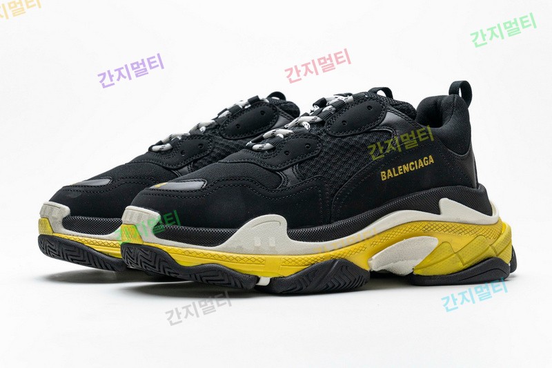 黑黄 巴黎世家8层组合TPU复古鞋 483513 W06E1 1078 Balenciaga Triple S Black Yellow 005.jpg(C43D4).jpg