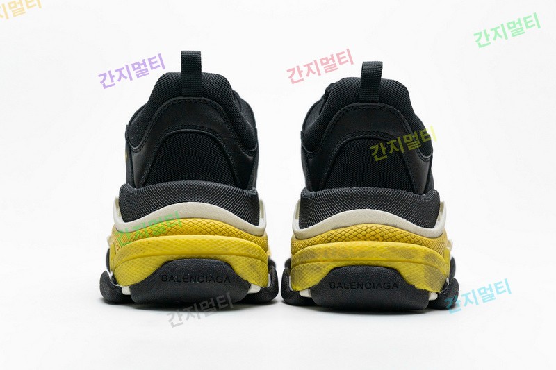 黑黄 巴黎世家8层组合TPU复古鞋 483513 W06E1 1078 Balenciaga Triple S Black Yellow 006.jpg(0FAAC).jpg