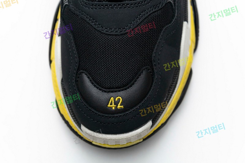 黑黄 巴黎世家8层组合TPU复古鞋 483513 W06E1 1078 Balenciaga Triple S Black Yellow 013.jpg(8B170).jpg