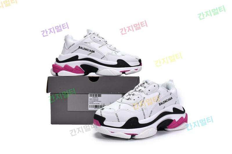 字母白玫红 巴黎世家8层组合TPU复古鞋 524039 W2FA4 9155 Balenciaga Triple S Letter White Rose Red...(DF0A5).jpg